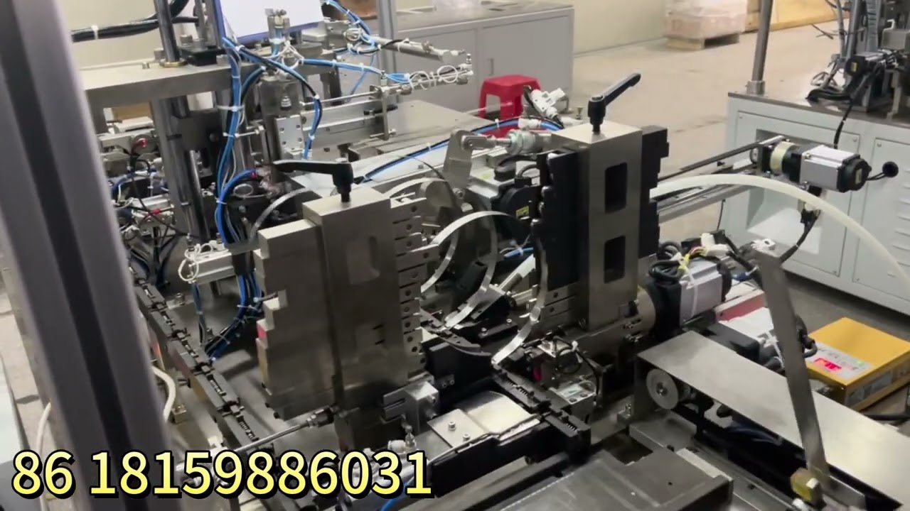 Auto Barrel Hoop Locking Ring Forming Machine Metal Hose Clamp Making Machine 