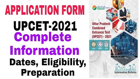 UPCET-2021 Application Form 2021 || UPCET Entrance Exam 2021 || Uttar Pradesh combined entrance test