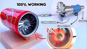 Making a Jet Engine using soda can | diy Jet engine |  fully functional Jet Engine