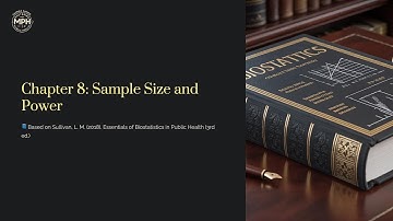 Chapter 8: Sample Size and Power #mphstudent #publichealth #samplesize #biostatistics  #studypower