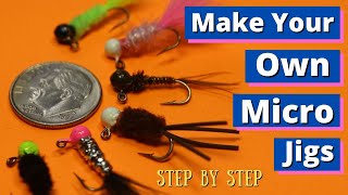 How To Make Your Own 1/32, 1/64 and 1/80th ounce DIY Micro Jigs step by step from start to finish!
