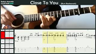 Close To You - (Burt Bacharach) - Tommy Emmanuel - Guitar Tabs & Score chords