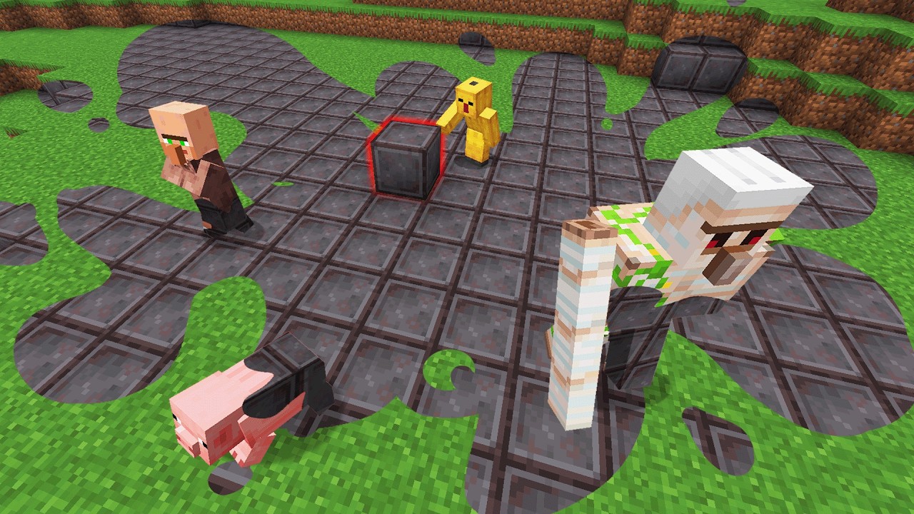 Minecraft but Blocks Infect Everything
