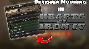 HOI4 Modding | How to Make a Simple Decision