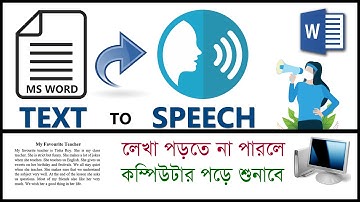 MS WORD TUTORIAL: How to add Speak option in MS word || Adding Text to Speech in Microsoft Word 2019