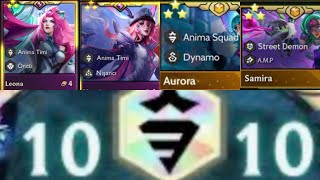 Anima squad 10 !! #leagueoflegends #tft #animasquad #3star #mobilegame