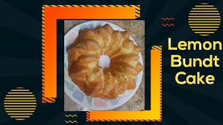 Lemon Bundt Cake Baking video Tutorial #baking #cake