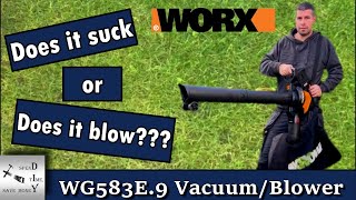 WORX WG583E.9 (40V MAX) Brushless Leaf Blower/Vacuum by Spend Time, Save Money, DIY 7,462 views 1 year ago 6 minutes, 52 seconds