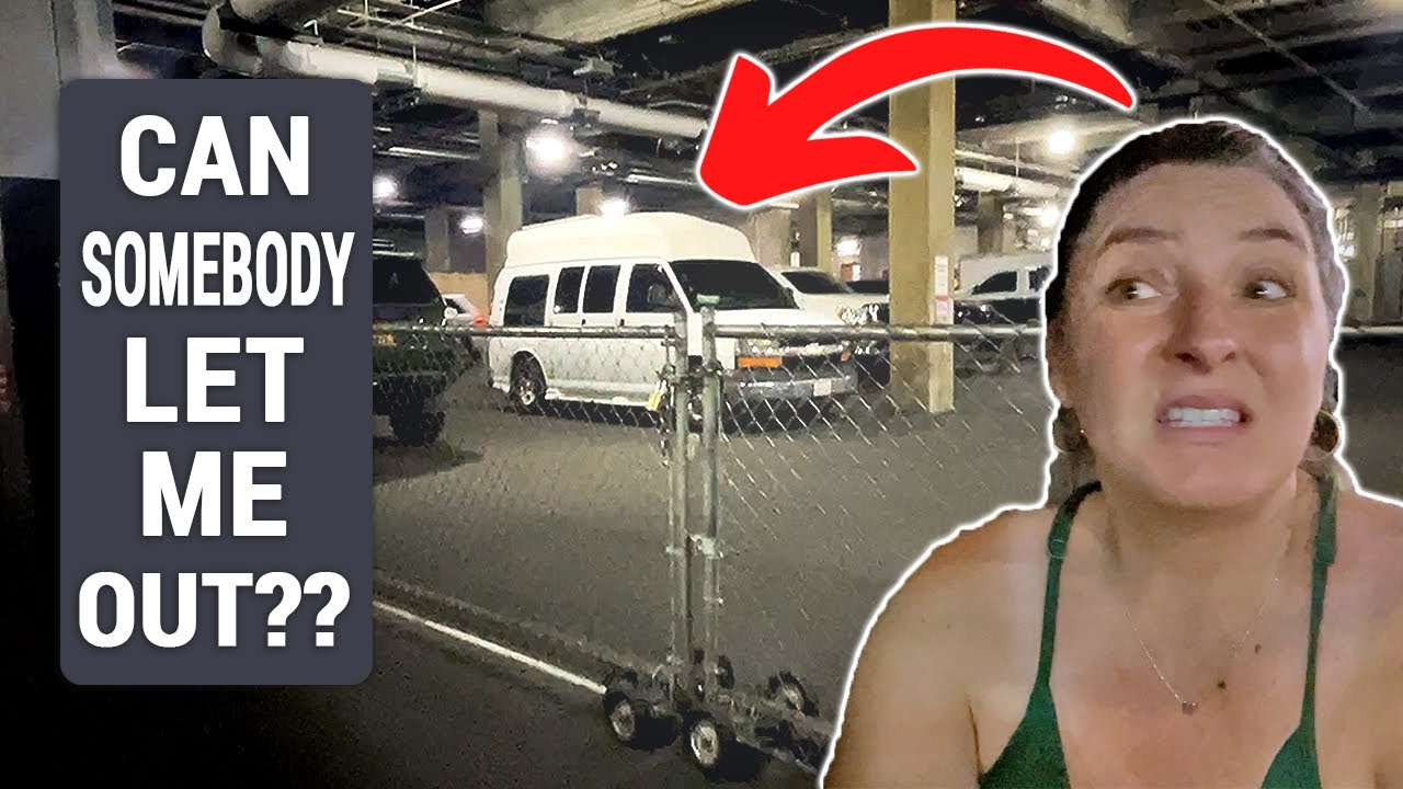 MY VAN GOT LOCKED UP IN LAS VEGAS!! // Travel Snacks