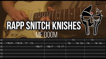 Rapp Snitch Knishes by MF DOOM - Guitar TABS (Lesson)