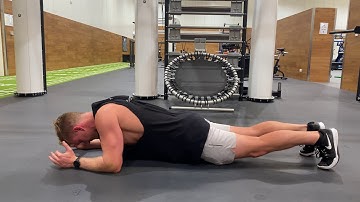 Plank with scapular protraction