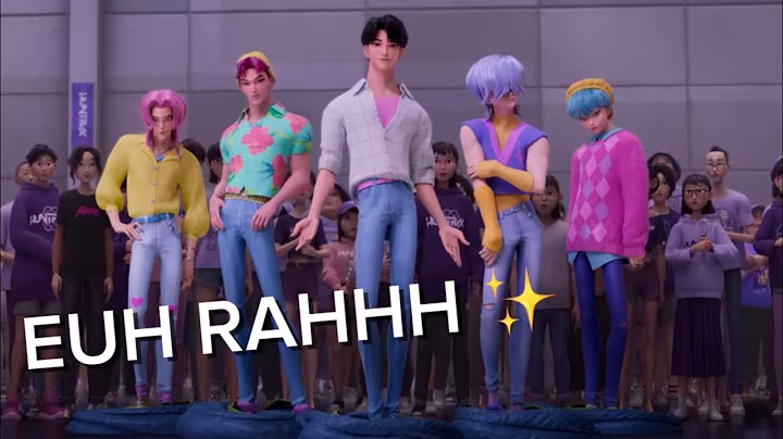 Saja Boys being a mood for 4 minutes straight