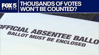 Thousands of absentee ballots may not count in this Georgia county | FOX 5 News