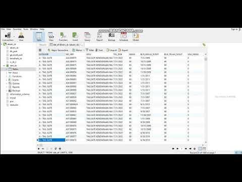 Create mysql tabel from csv with import and export | Navicat