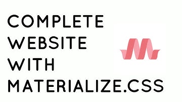 Learn MaterializeCSS and create a new portfolio - Part 1