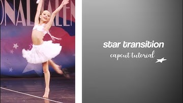 requested star transition tutorial || capcut 🤍