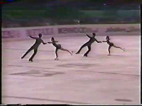 Marina Cherkasova, Veronika Pershina, Sergei Shakrai and Marat Akbarov - 1981 World Championships EX