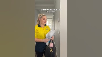 AFTER WORK ROUTINE 😴✨🌙 #afterworkroutine #dayinmylife #afterwork #nighttimeroutine #gurwm