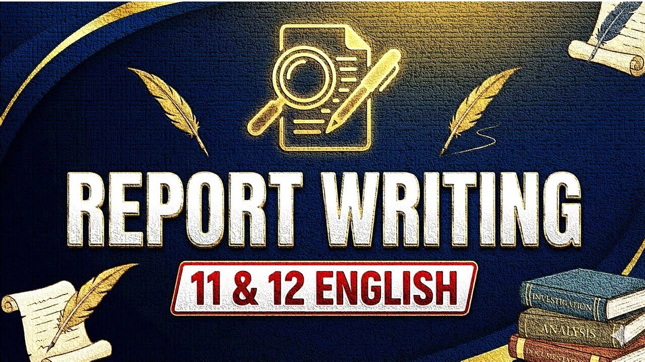 Report Writing | 12 English | HSC Board | Writing Skills | 11 English | Ganesh Mudegaonkar | English