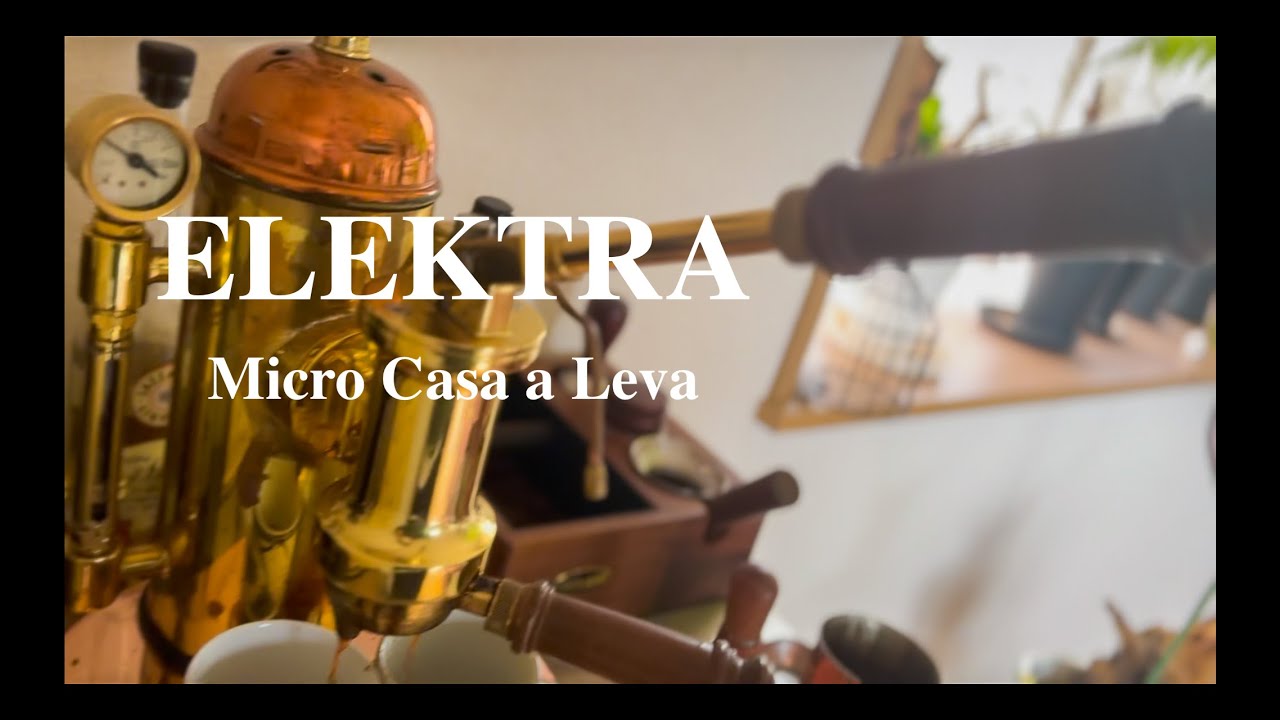 ELEKTRA Micro Casa a Leva Cappuccino, カップッチーノ、おうちカフェ、コーヒー、エスプレッソマシン YouTube