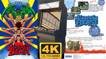 Altered Beast | ARCADE | 4K60ᶠᵖˢ UHD🔴 | Longplay Walkthrough Playthrough Full Game Movie