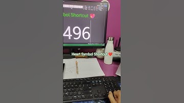 ❤️ MS Word Shortcut for Heart Symbol | Type Heart in 1 Second! #shorts