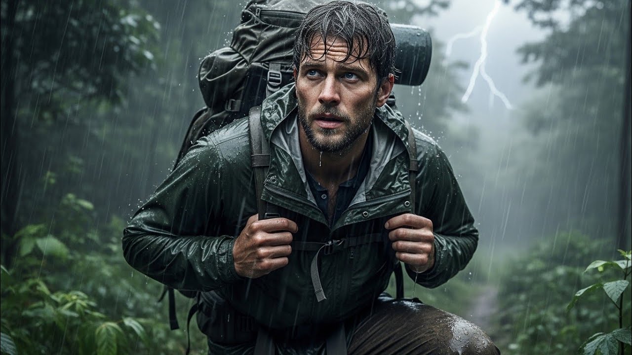 Alone in the Rainforest: Surviving the Storm & Wild Predator!