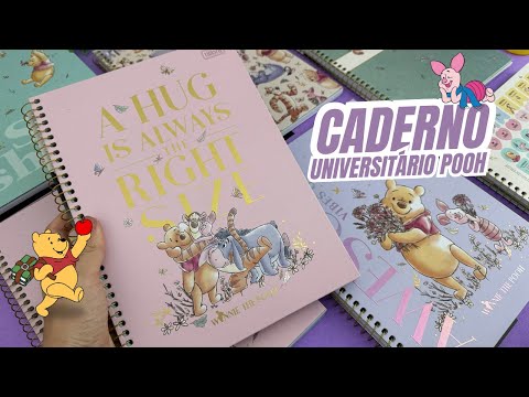 CADERNO UNIVERSITÁRIO FOFINHO DO URSINHO POOH TILIBRA!
