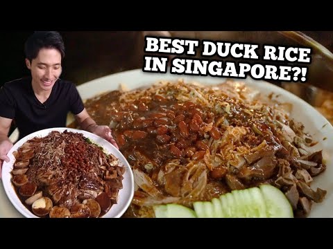 LEGENDARY 6KG Geylang Duck Rice Challenge!   BEST Duck Rice in Singapore?!   Singapore Street Food