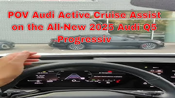 Bekijk de verbluffende rijstrookassistent van de Audi 2025 Q5 in actie