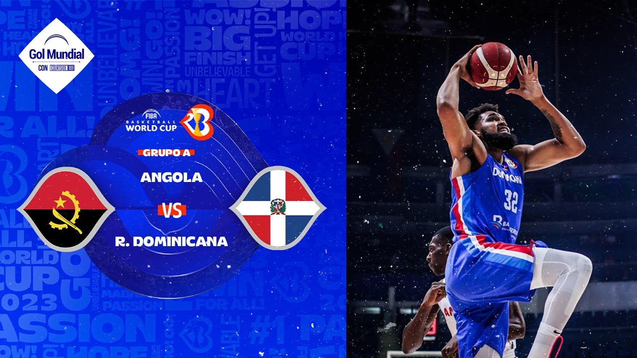 Angola x República Dominicana no Mundial de Basquete: horário e