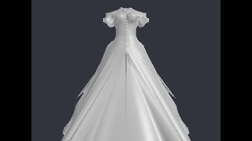 3D Model of dress - file cool dress.stl