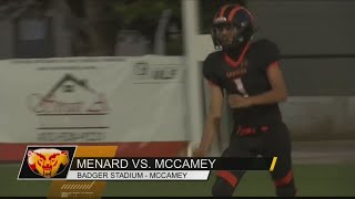 Mccamey Plays Menard In The Home-Opener