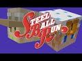 Steel ball run opening with d4c but it is minecraft
