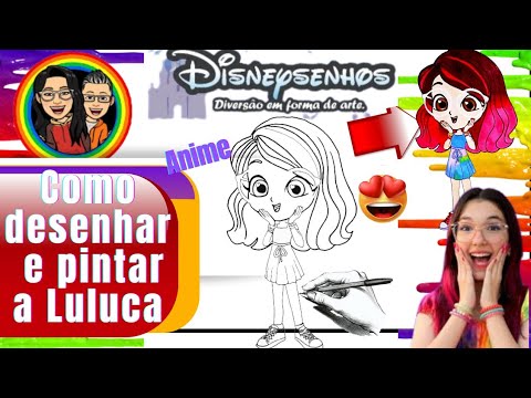 TUTORIAL: Como desenhar a LULUCA! How to draw LULUCA! #luluca  #comodesenharluluca 