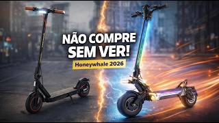 Patinete elétrico Honeywhale: QUAL comprar em 2026? (do mais BARATO ao mais POTENTE)