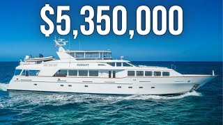 $5,350,000 124' Trinity Raised Pilothouse SuperYacht Tour | Luxury Charter Yacht Walkthrough