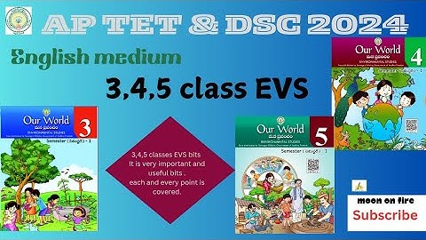 #Ap dsc EVS subject #3,4,5, classes EVS # important bits # for SGT students #english medium #apdsc