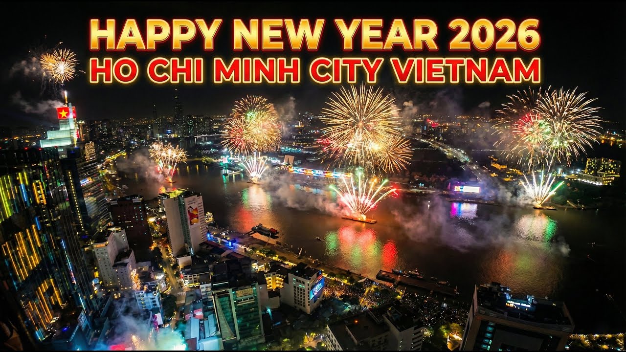“Spectacular Fireworks Display for New Year’s Eve 2026 in Ho Chi Minh City 🇻🇳” – Video