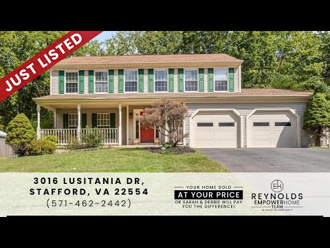 3016 Lusitania Drive, Stafford, VA home video tour