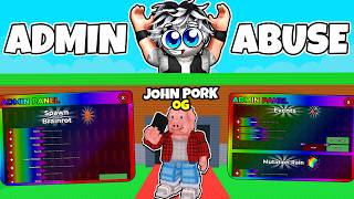 I REPLACED SAMMY AND MADE THE BEST ADMIN ABUSE IN STEAL A BRAINROT! Roblox
