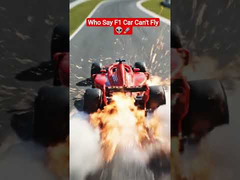 who say f1 car can't fly? 🚀👽#flyingcar #formula1