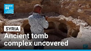 In Syria, an ancient tomb complex is found beneath the rubble • FRANCE 24 English