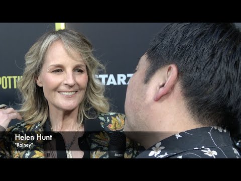 Helen Hunt Carpet Interview at Premiere of S2 of Starz's Blindspotting