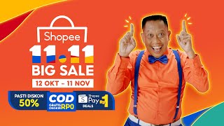 Shopee 11.11 BIG SALE | Nikmati COD Gratis Ongkir tanpa Minimum Belanja