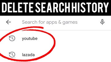 How To Delete Google Play Store Search History