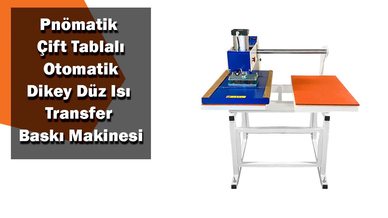 Goldpix Pnömatik Çift Tablalı Otomatik Dikey Düz Isı Transfer
