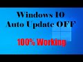 How to disable automatic windows update  permanently  windows 10