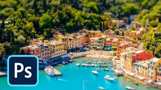 The tilt-shift effect in Photoshop CC 2021