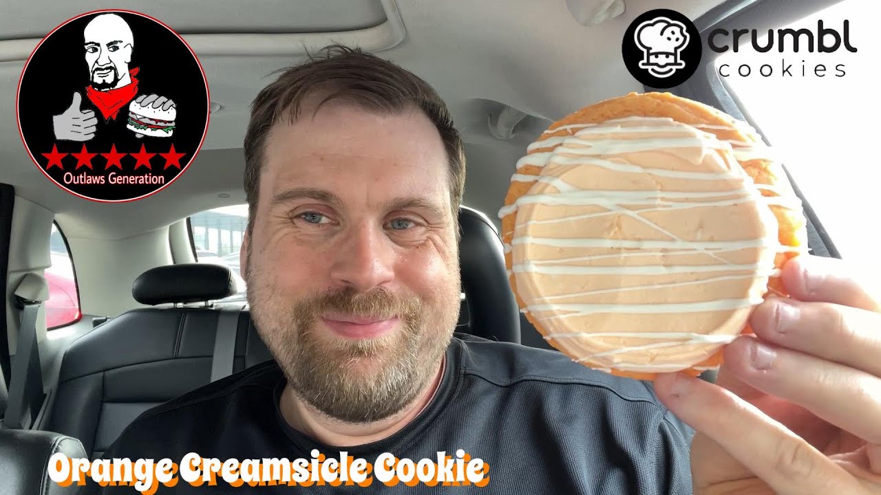 Crumbl Cookies Orange Creamsicle Cookie YouTube